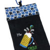 Picture of Golf Towel - !9e trou - black & birdies