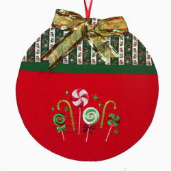 Image de Déco porte Boule de Noël - Bonbons