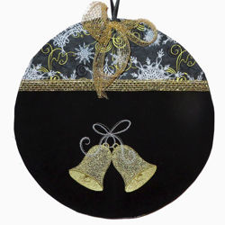 Image de Déco porte Boule de Noël  - Cloches