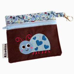 Picture of Utility Pouch - Ladybug Brown