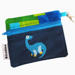 Picture of Utility Pouch - Dino Blue