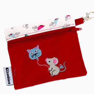 Picture of Utility Pouch - Mouse Balloon Red