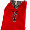 Picture of Shoe Bag - Black & Red Floral