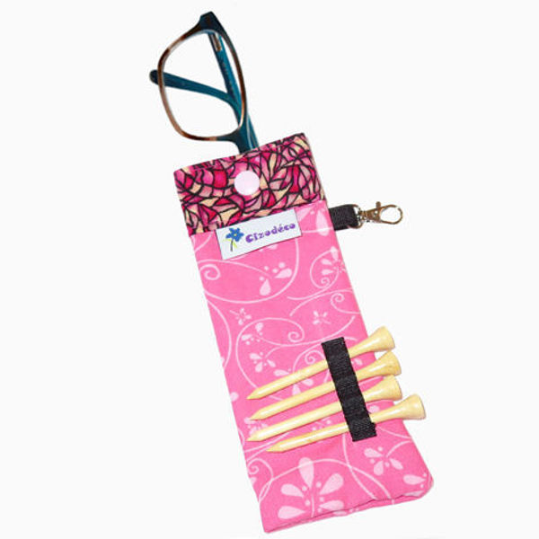 Picture of TEE Eyeglass Case - Pink Silhouette