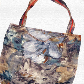 Picture of Totebag - Rusty/Grey