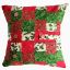 Image de Housse de Coussin 14" - Carrés patchwork 2en1