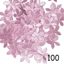 Image de 100 Fleurs de papier ROSES de 1"