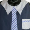 Image sur Bavoir Mode Ajustable - Cravate Marine
