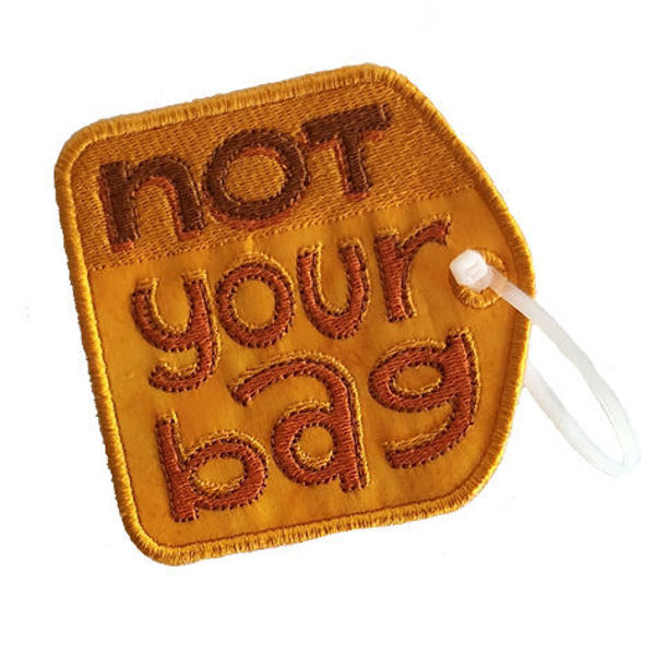 Image sur Étiquette - Not your bag OR