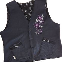 Image de Veste  brodée unique réversible