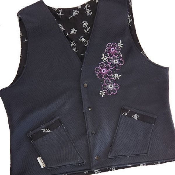 Image sur Veste  brodée unique réversible