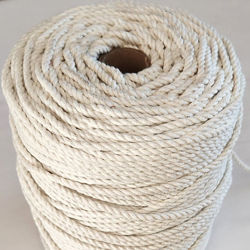 Image de Rouleau de corde à macramé 4mm (coton naturel)