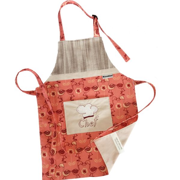 Image sur Tablier petit Chef - Flamants (XXS - Bambin)
