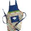 Image de Tablier petit Chef - Cercles Bleu (XXS - Bambin)