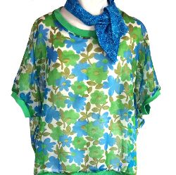 Image de Chemisier - Organza floral