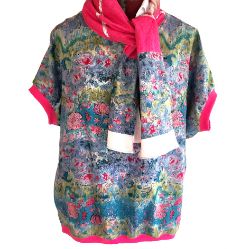 Image de Chemisier - Sarcelle et Fushia