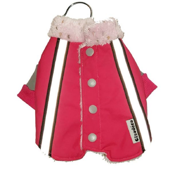 Image sur Manteau d'hiver canin - Nylon Dobby/Peluche (SB-XXS)