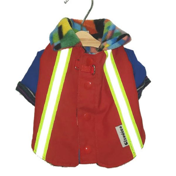 Image sur Manteau d'hiver canin - Nylon Dobby/Polaire Multi (SB-XS)