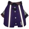 Image sur Manteau d'hiver canin - Nylon Dobby/Polaire Violet Geo (SB-Petit)