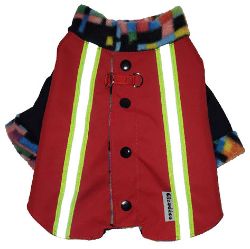 Image de Manteau d'hiver canin - Nylon Dobby/Polaire Multi (SB-Petit)